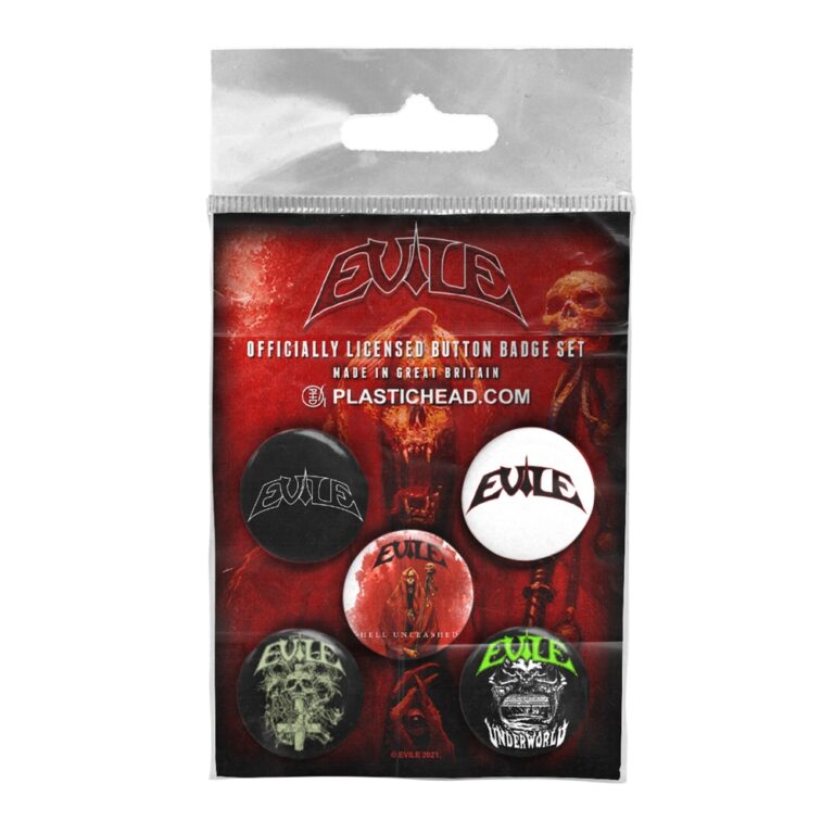 Evile – EVILE BUTTON BADGE SET