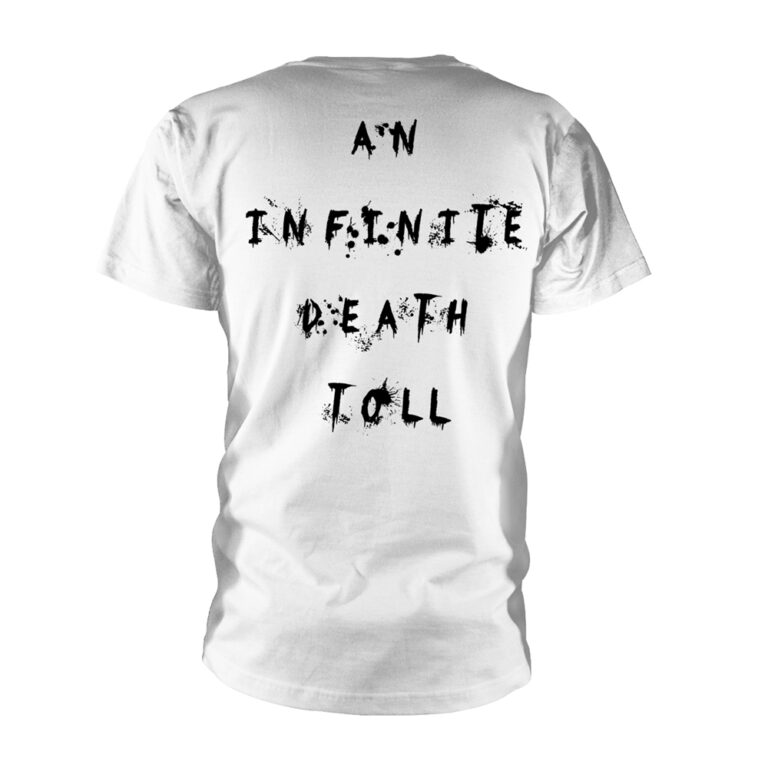 Evile – Hell Unleashed (white) Front / Back Print T-Shirt