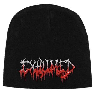 Exhumed Unisex Logo Black Beanie Hat