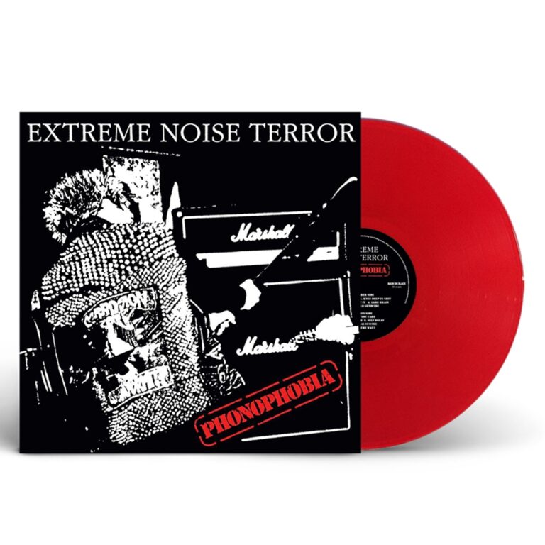 Extreme Noise Terror – PHONOPHOBIA (RED VINYL 2LP) Vinyl Double Album