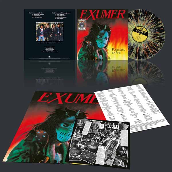 Exumer – POSSESSED BY FIRE (YELLOW/BLACK/ORANGE SPLATTER) Vinyl LP