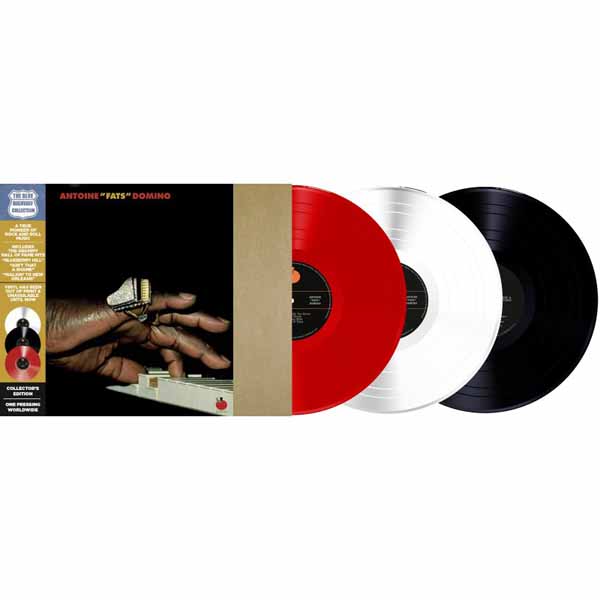 Fats Domino – ANTOINE “FATS” DOMINO (RED/WHITE/BLACK VINYL 3LP) Vinyl Triple Album / Box Set