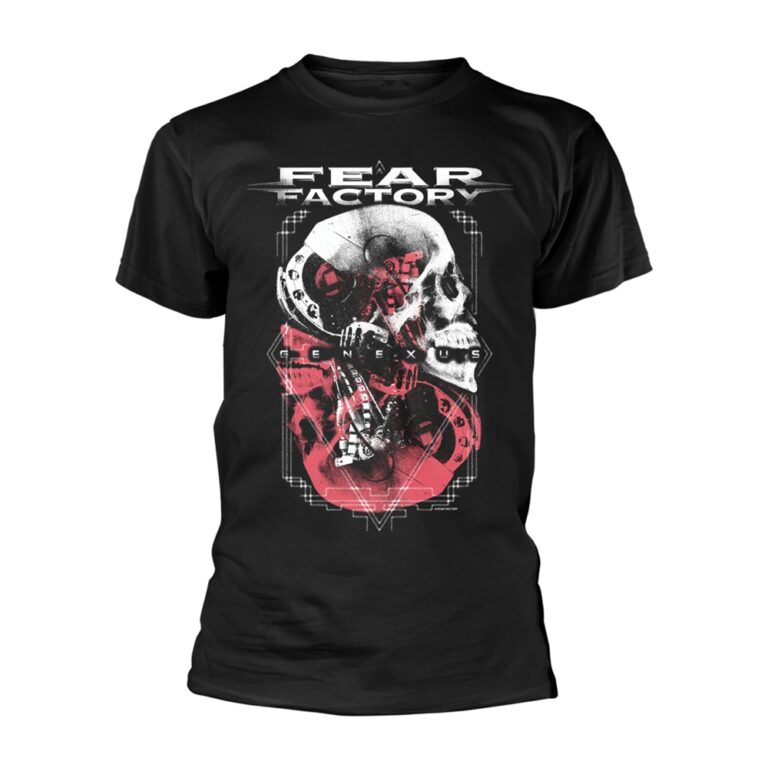 Fear Factory – Genexus Skull Poster T-Shirt