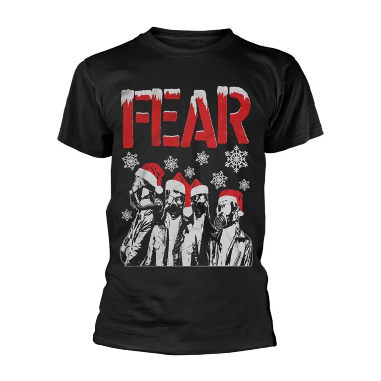Fear – Gas Mask Santas T-Shirt