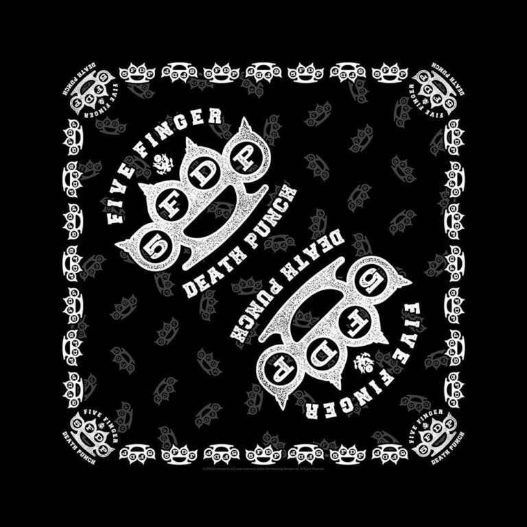 Five Finger Death Punch Knuckles Bandana