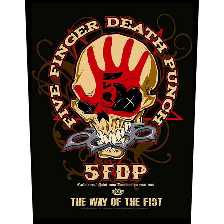 Five Finger Death Punch Way Of The Fist Back Patch