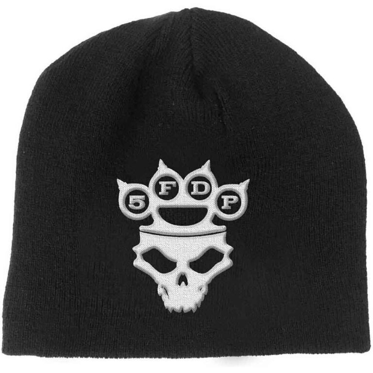 Five Finger Death Punch Knuckle-Duster Logo & Skull Beanie Hat
