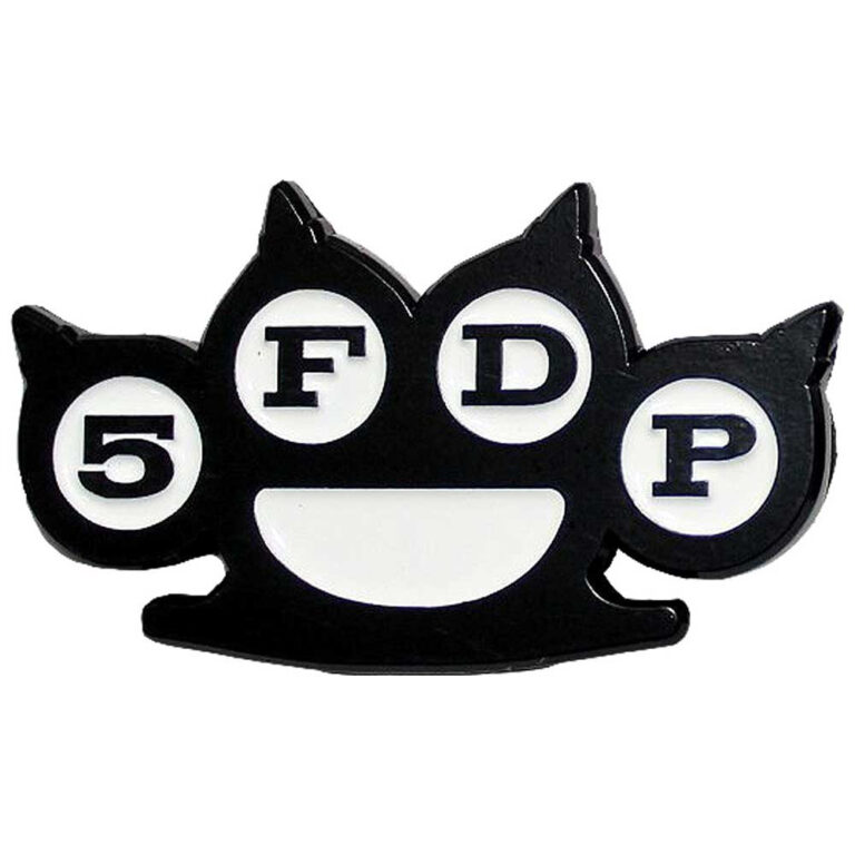 Five Finger Death Punch Knuckles B&W Pin Badge