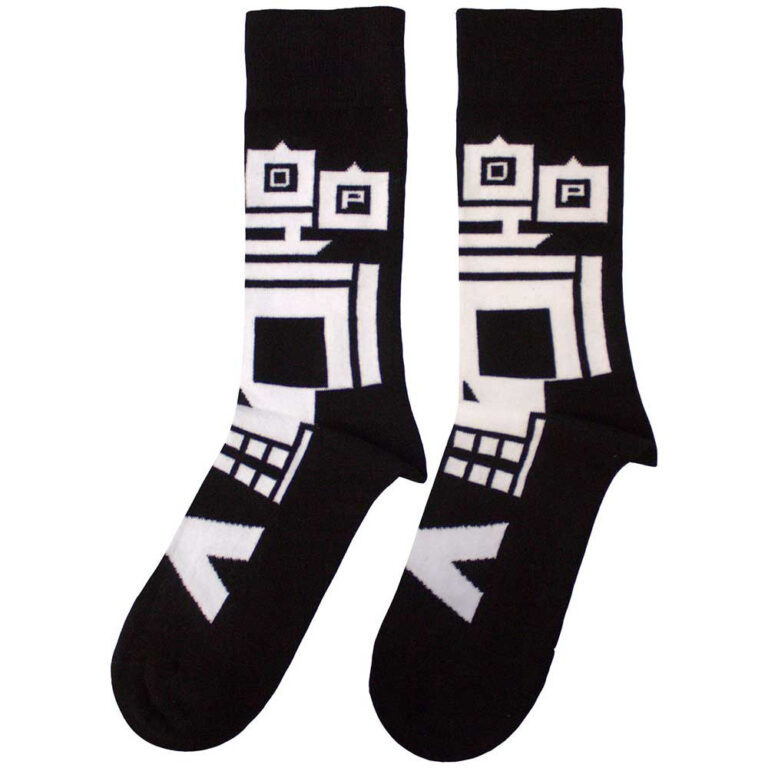 Five Finger Death Punch Pixeled Skull Socks