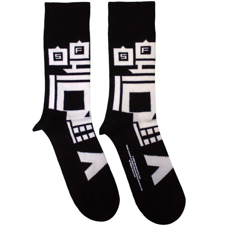 Five Finger Death Punch Pixeled Skull Socks