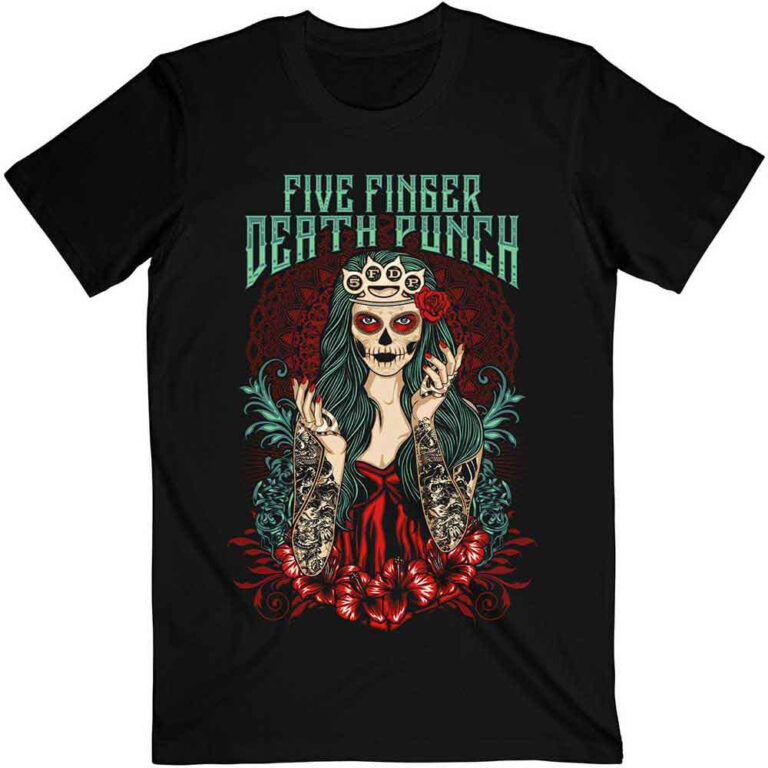 Five Finger Death Punch Lady Muerta T-Shirt