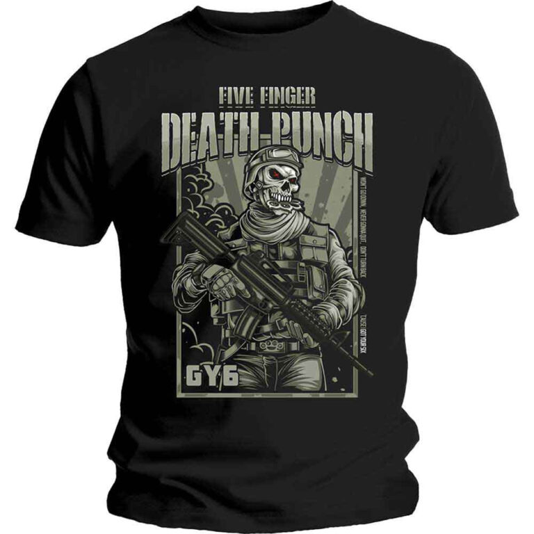 Five Finger Death Punch War Soldier T-Shirt