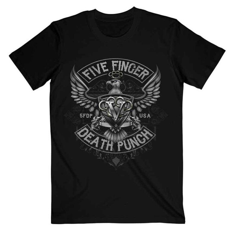Five Finger Death Punch Howe Eagle Crest T-Shirt
