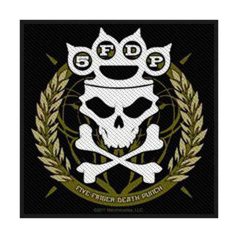 Five Finger Death Punch Knuckles Crown Patch