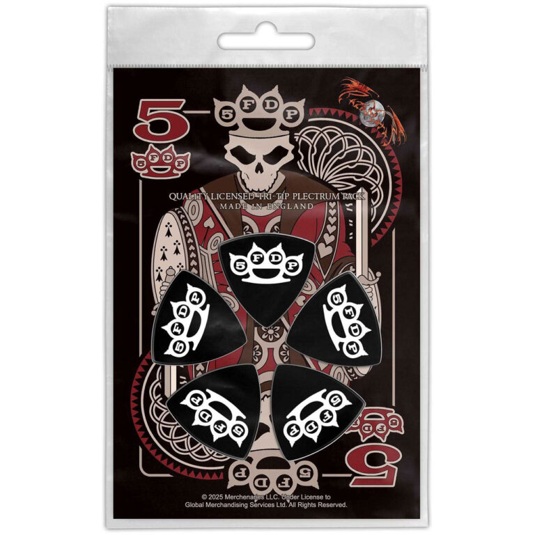 Five Finger Death Punch Tri-Tip Knuckle Crown Plectrum Pack