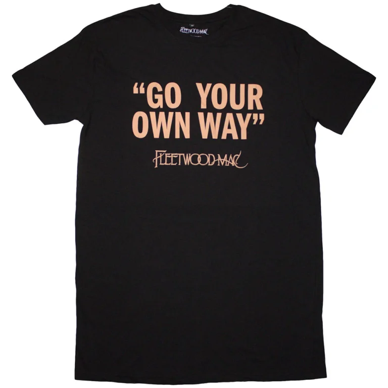 Fleetwood Mac Go Your Own Way Ladies T-Shirt Dress