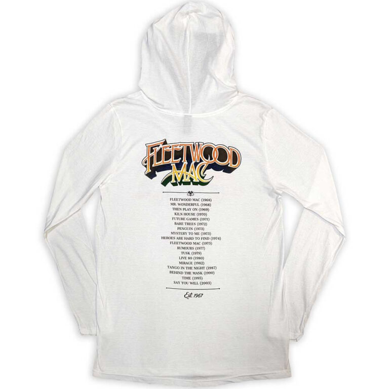 Fleetwood Mac Albums Bus Lightweight Pullover Hoodie