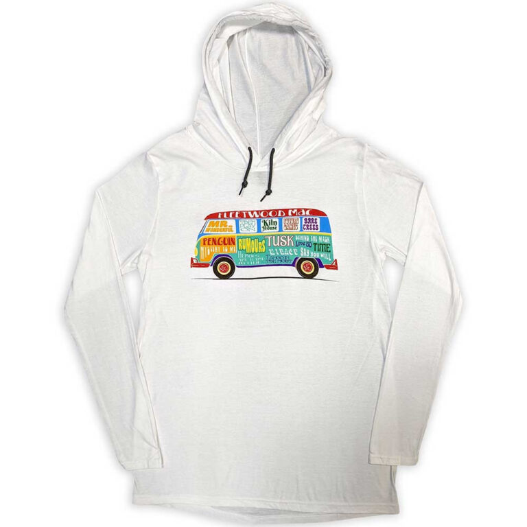Fleetwood Mac Albums Bus Lightweight Pullover Hoodie