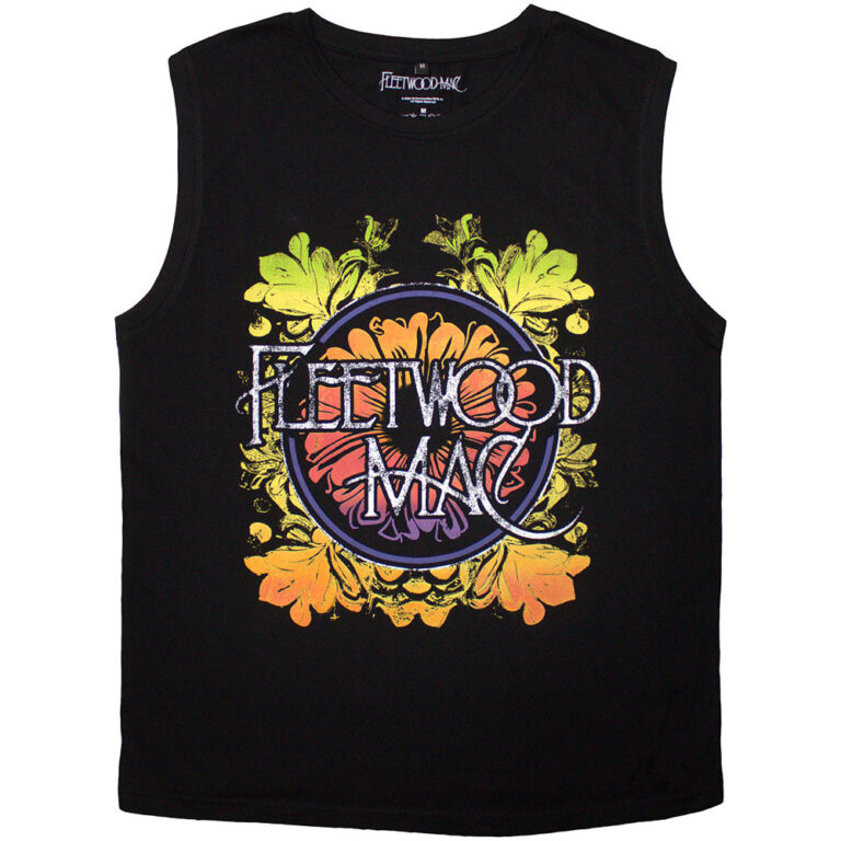 Fleetwood Mac Circle Floral Logo T-Shirt
