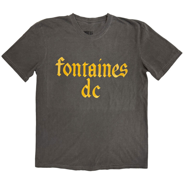 Fontaines D.C. Gothic Logo T-Shirt
