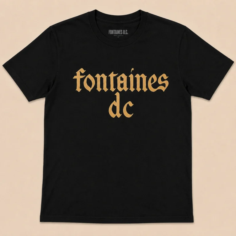 Fontaines D.C. Gothic Logo T-Shirt