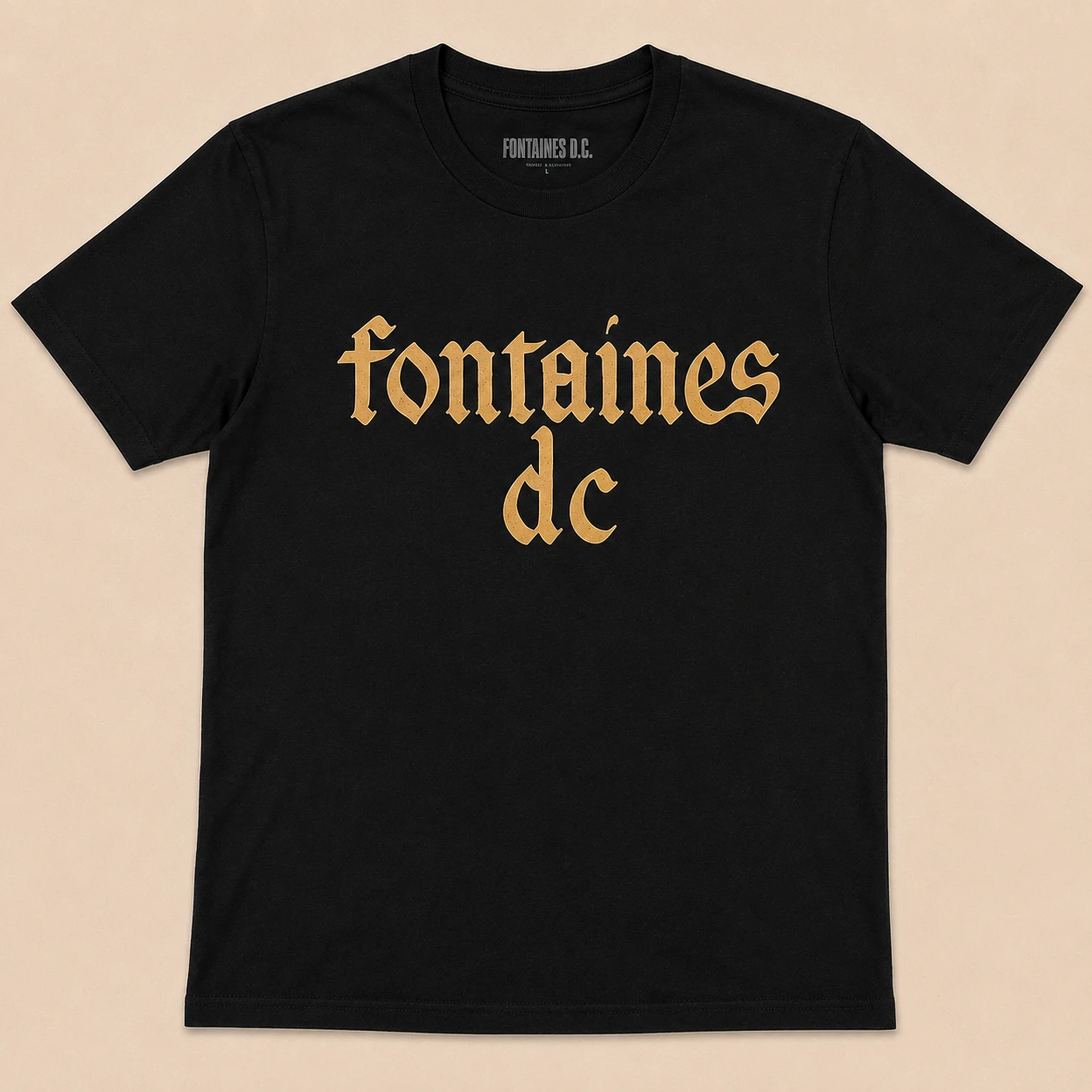 Fontaines D.C. Gothic Logo T-Shirt