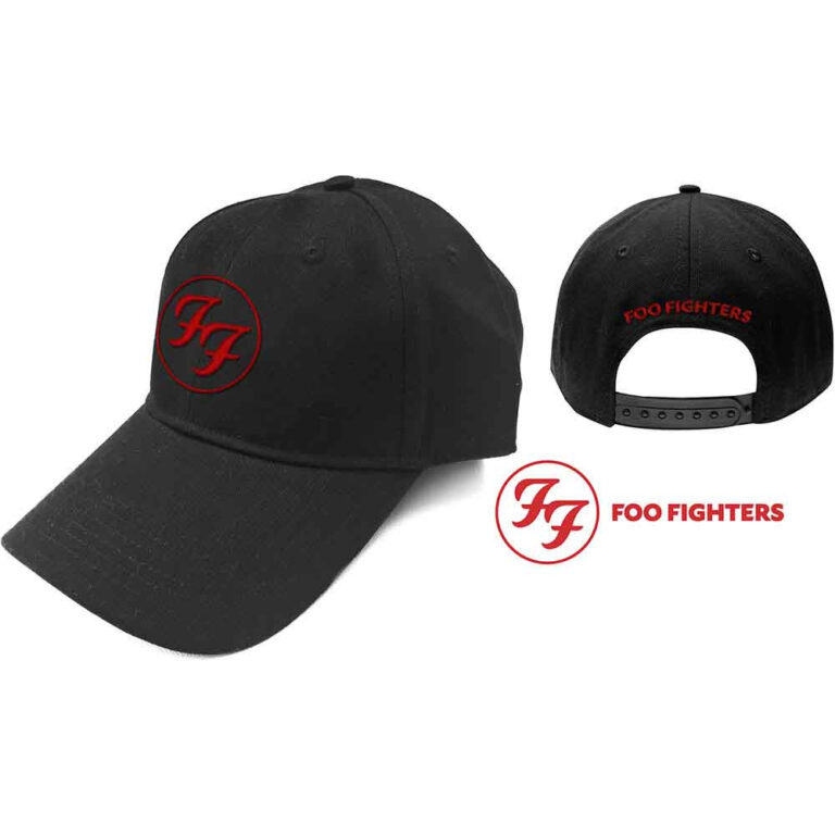 Foo Fighters Red Circle Logo Baseball Cap