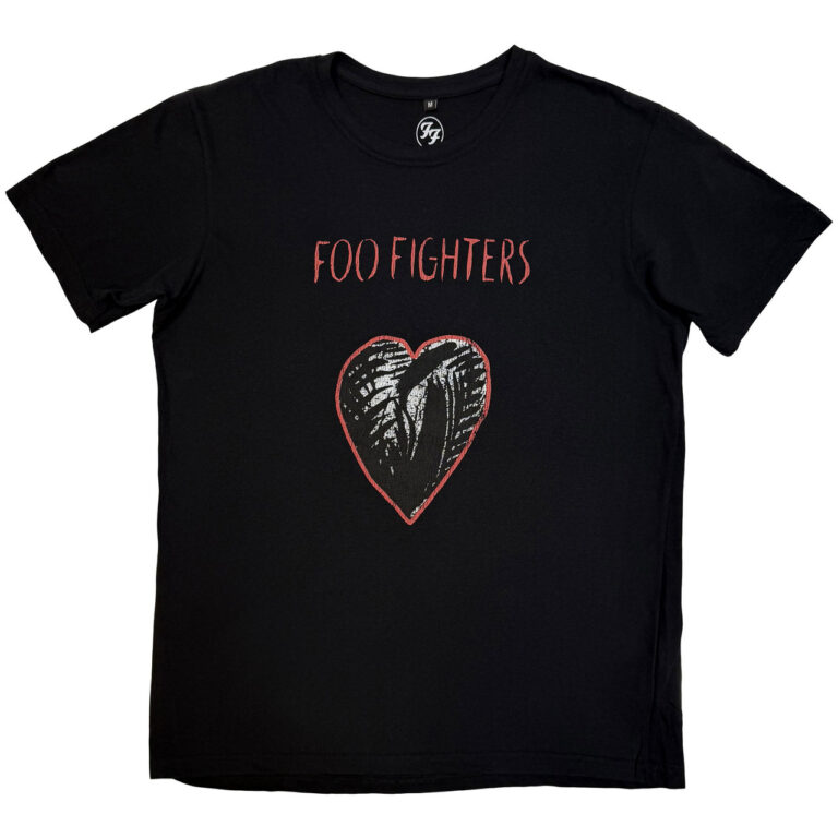 Foo Fighters Unisex Premium Carbon T-Shirt: One By One Black Back Print T-Shirt