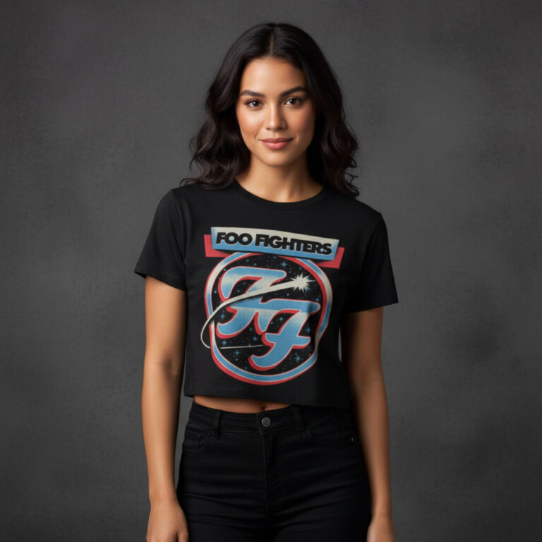 Foo Fighters Comet Ladies Crop Top