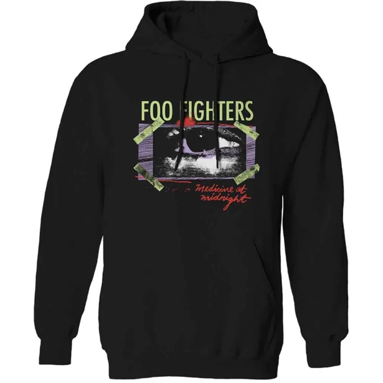 Foo Fighters Medicine At Midnight Taped Pullover Hoodie