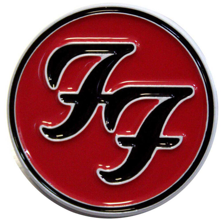 Foo Fighters FF Logo Pin Badge