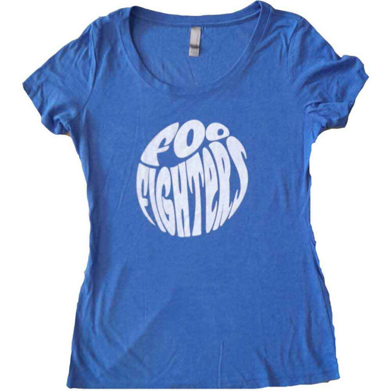Foo Fighters 70s Logo Ladies T-Shirt
