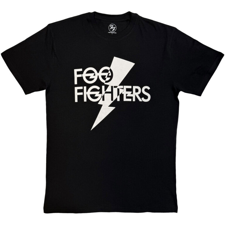 Foo Fighters Flash Logo Mono T-Shirt