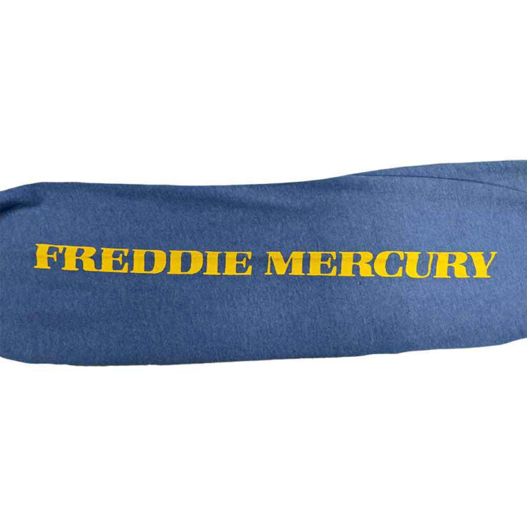 Freddie Mercury Mr Bad Guy (Blue) (Sleeve Print) Long Sleeve T-Shirt