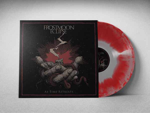 Frostmoon Eclipse – AS TIME RETREATS (OPAQUE RED / GREY SWIRL VINYL) Vinyl LP