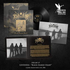 Gehenna - BLACK SEARED HEART (BLACK VINYL) Vinyl LP