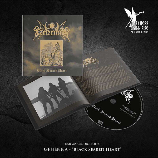 Gehenna – BLACK SEARED HEART (HARDCOVER-DIGIBOOK) CD & Book Set