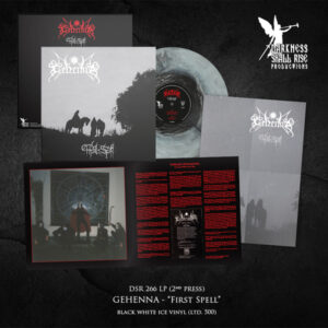 Gehenna - FIRST SPELL (BLACK/WHITE ICE VINYL) Vinyl LP