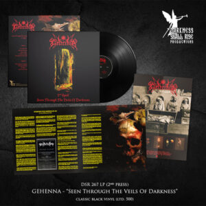 Gehenna - SEEN THROUGH THE VEILS OF DARKNESS (THE SECOND SPELL) (BLACK VINYL 2ND PRESS) Vinyl LP