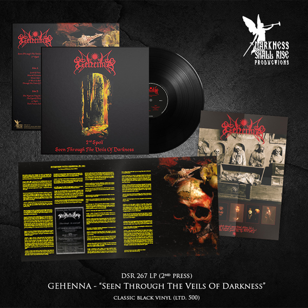 Gehenna – SEEN THROUGH THE VEILS OF DARKNESS (THE SECOND SPELL) (BLACK VINYL 2ND PRESS) Vinyl LP