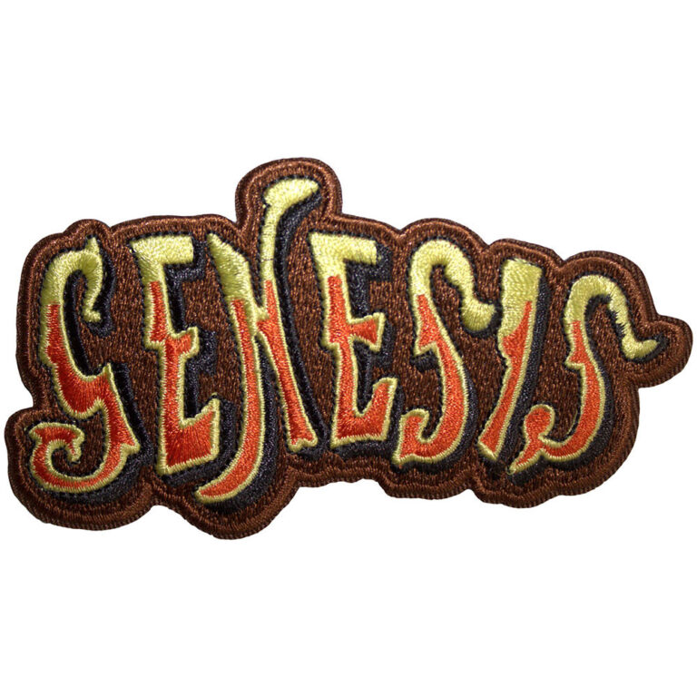 Genesis Classic Logo Cut-Out Orange Patch
