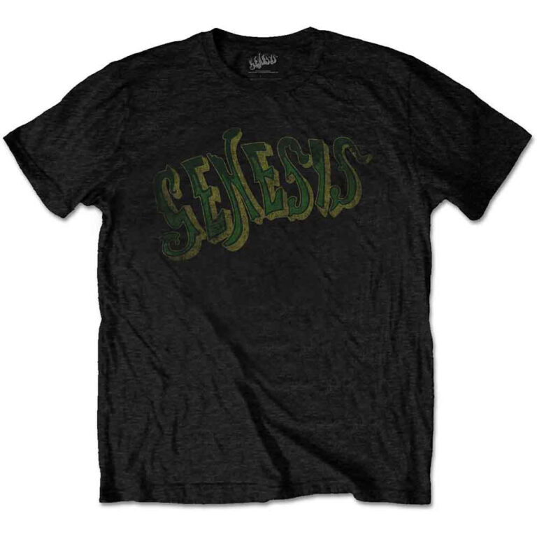Genesis Vintage Logo – Green T-Shirt