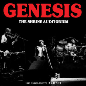 Genesis - THE SHRINE AUDITORIUM  (2CD) Compact Disc Double
