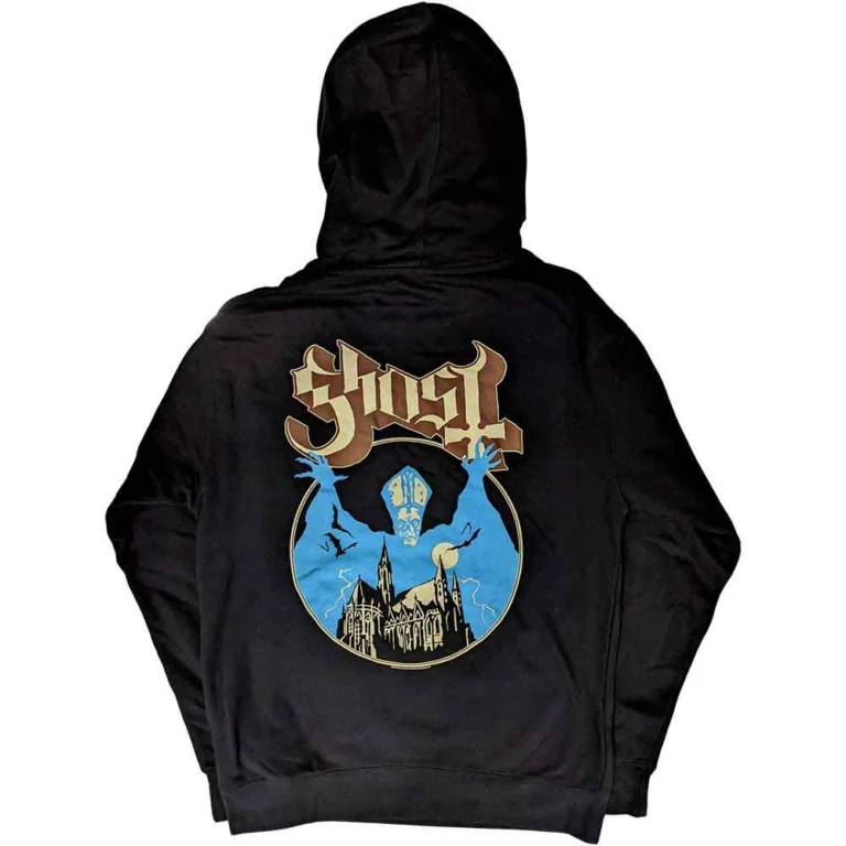 Ghost Pocket Logo & Opus Pullover Hoodie