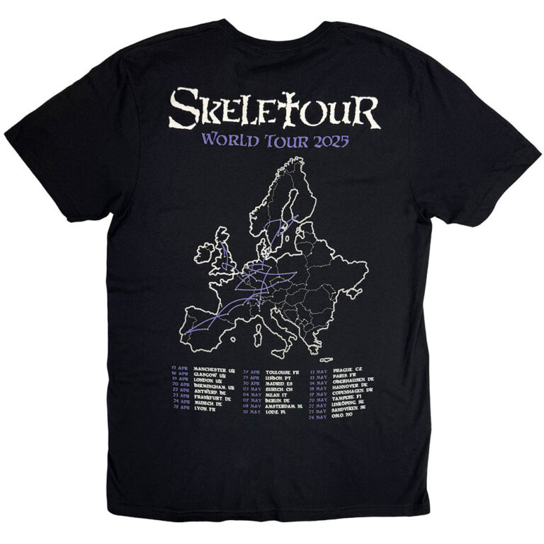 Ghost Skeleta Album Cover ’25 Tour Dates T-Shirt