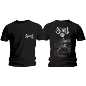 Ghost Dance Macabre Cover & Logo Black Back Print T-Shirt