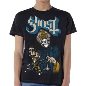 Ghost Papa of the World Black T-Shirt