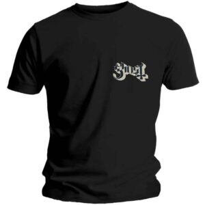 Ghost Pocket Logo Black T-Shirt