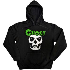 Ghost Skull Black Pullover Hoodie