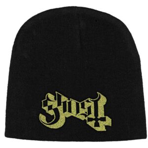 Ghost Unisex Logo Black Beanie Hat